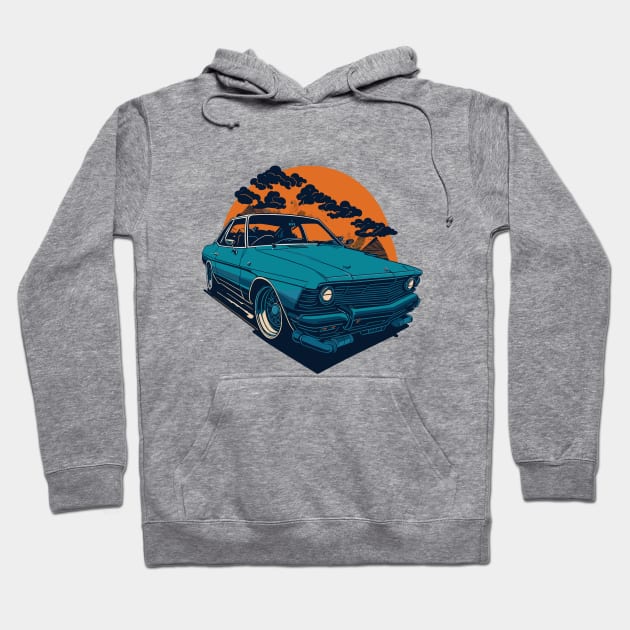 toyota 90s Classic Car Hoodie by Cruise Dresses